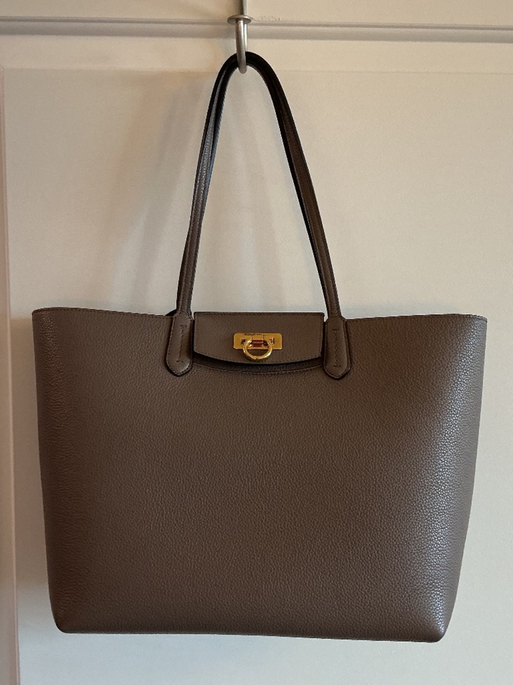 Salvatore Ferragamo Leather Tote Bag